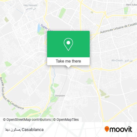 صالون ديفا map