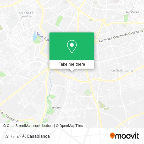 طوكيو جاردن map