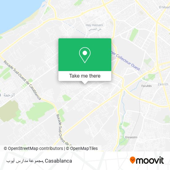 مجموعة مدارس أيوب map