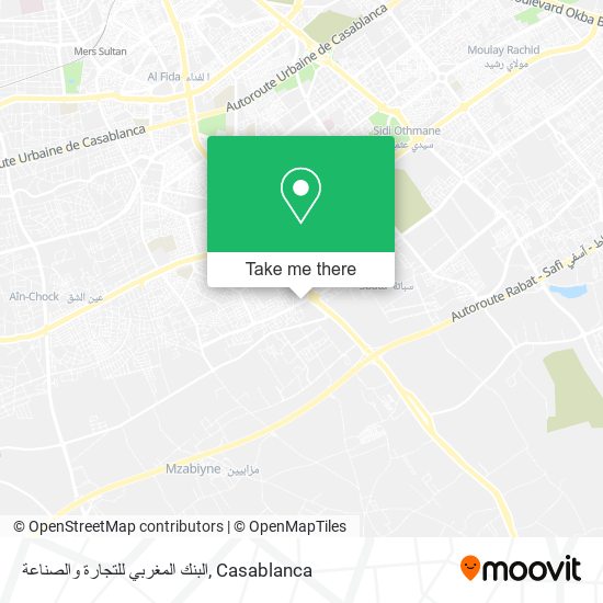 البنك المغربي للتجارة والصناعة map