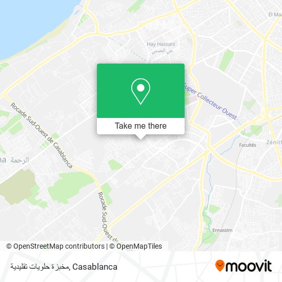 مخبزة حلويات تقليدية map