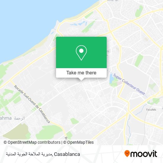 مديرية الملاحة الجوية المدنية map