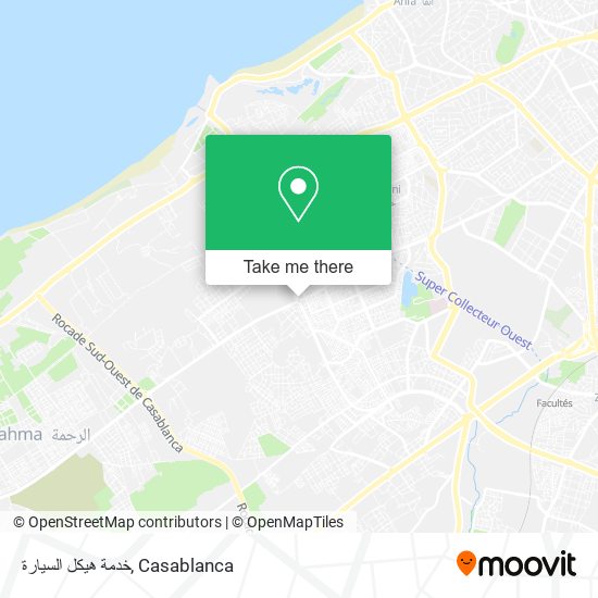 خدمة هيكل السيارة map