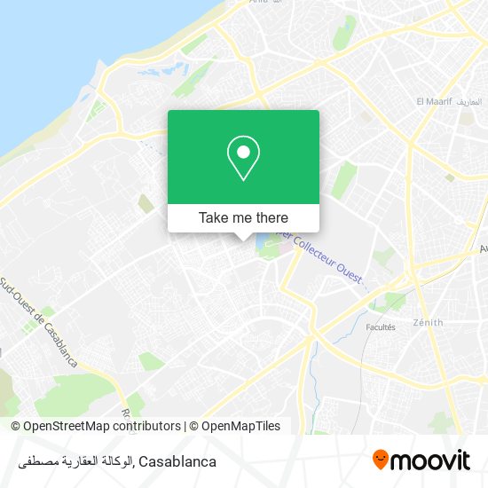 الوكالة العقارية مصطفى map