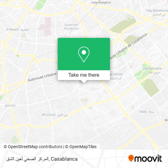 المركز الصحي لعين الشق map