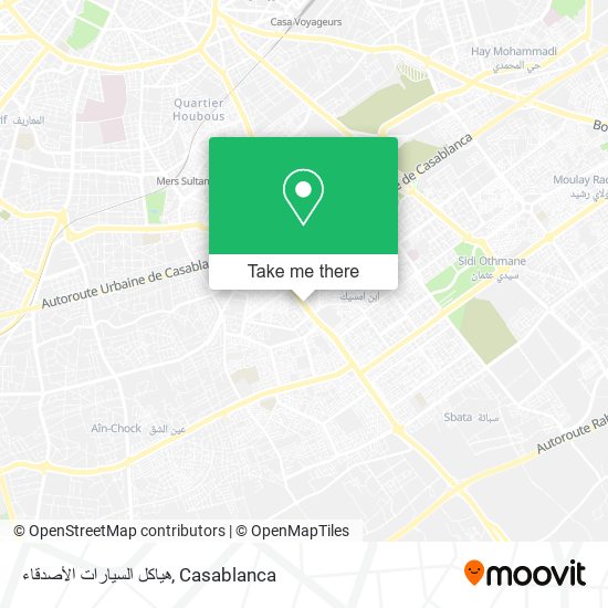 هياكل السيارات الأصدقاء map