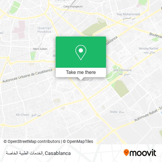 الخدمات الطبية الخاصة map