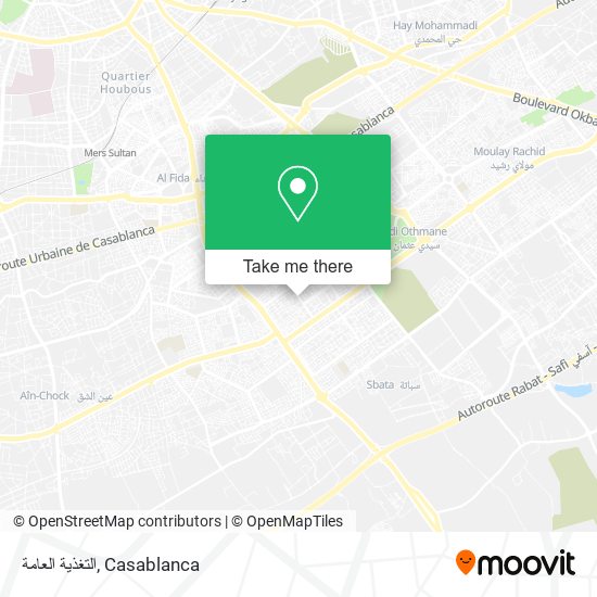 التغذية العامة map