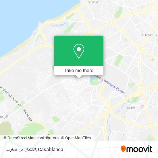 الائتمان من المغرب map