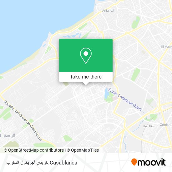 كريدي أجريكول المغرب map