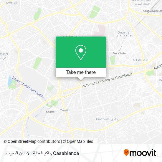ماكو العناية بالأسنان المغرب map