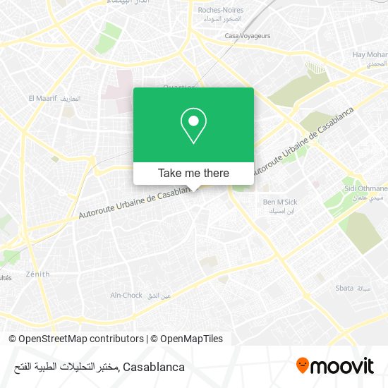 مختبرالتحليلات الطبية الفتح map