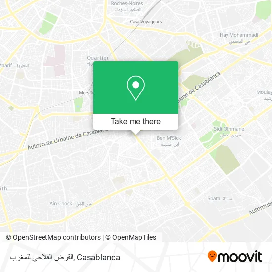 القرض الفلاحي للمغرب map