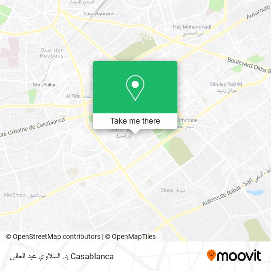 د. السلاوي عبد العالي map