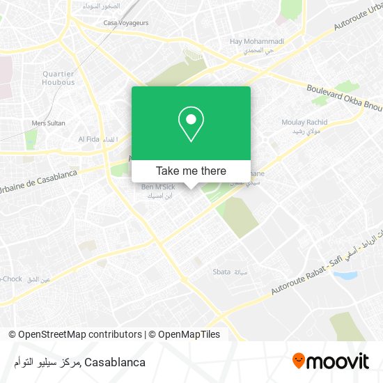 مركز سيليو التوأم map