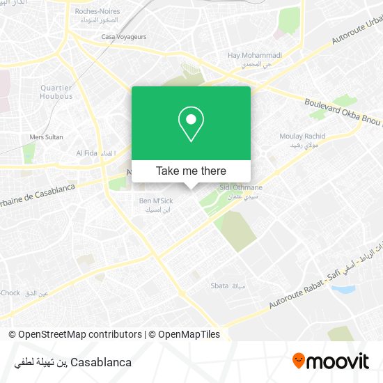 بن تهيلة لطفي map