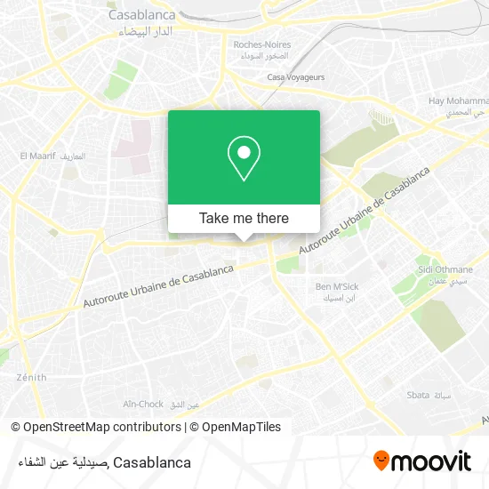 صيدلية عين الشفاء map