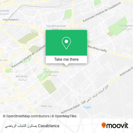 صالون الشباب الرياضي map