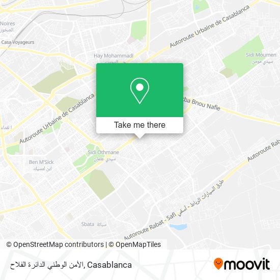 الأمن الوطني الدائرة الفلاح map