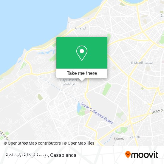 مؤسسة الرعاية الإجتماعية map