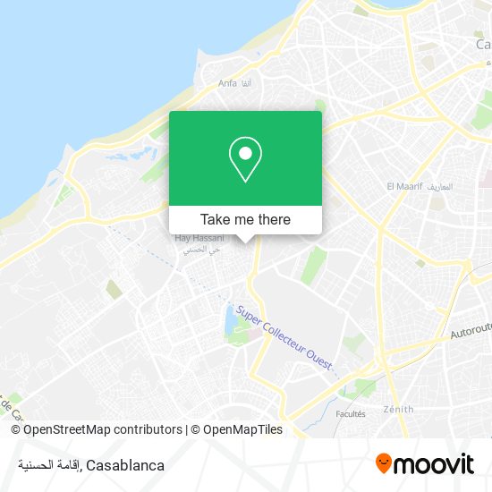 إقامة الحسنية map