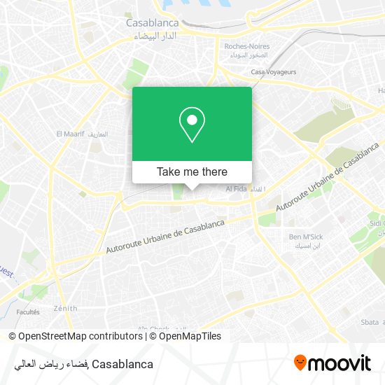 فضاء رياض العالي map