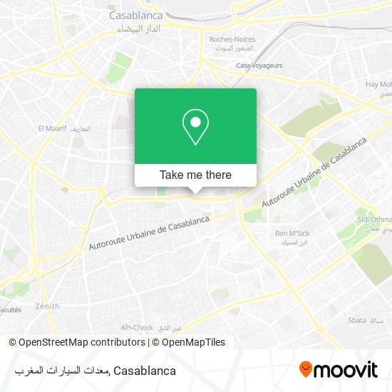 معدات السيارات المغرب map
