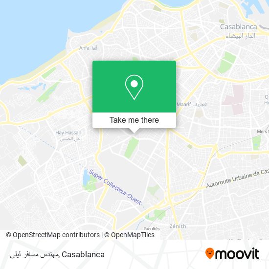 مهندس مسافر ليلى map