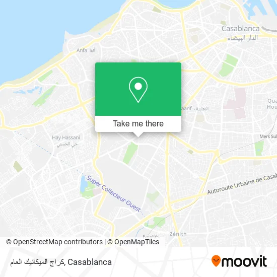 كراج الميكانيك العام map