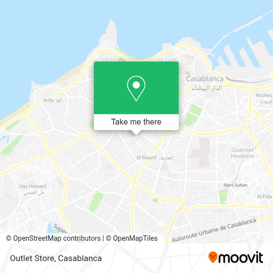 أوتلت ستور map