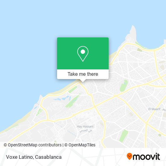 Voxe Latino map
