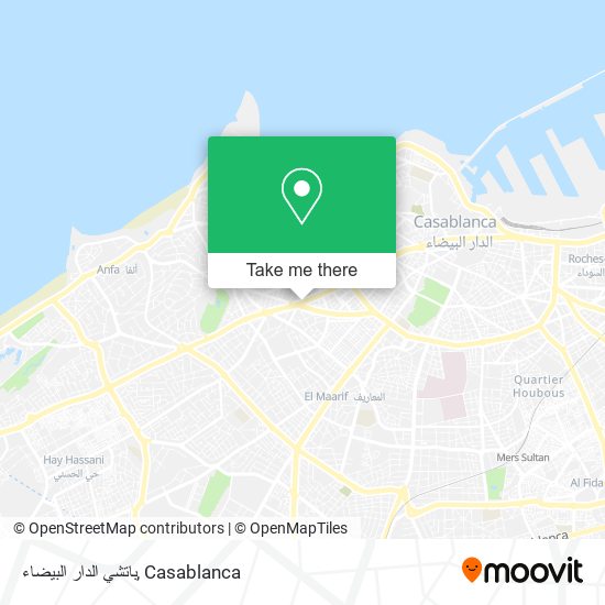 باتشي الدار البيضاء map