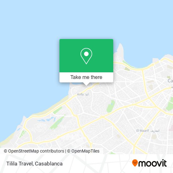 Tilila Travel map