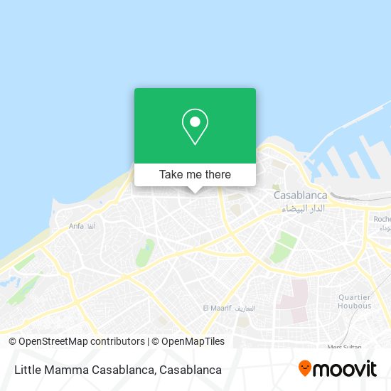 Little Mamma Casablanca map