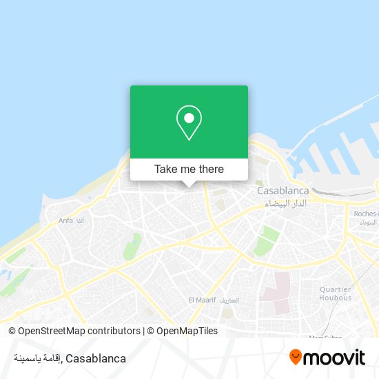 إقامة ياسمينة map