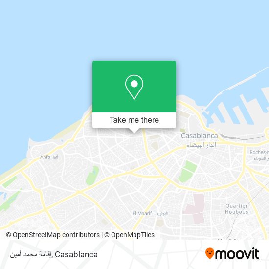 إقامة محمد أمين map