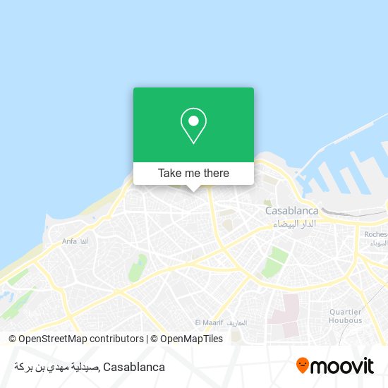 صيدلية مهدي بن بركة map