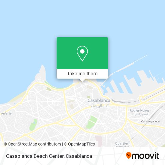 Casablanca Beach Center plan