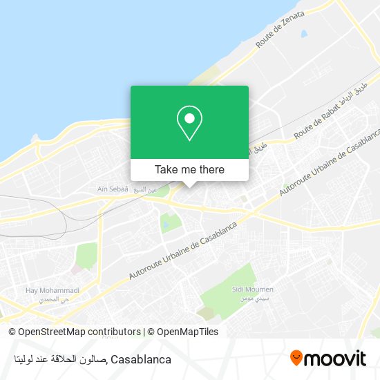 صالون الحلاقة عند لوليتا map