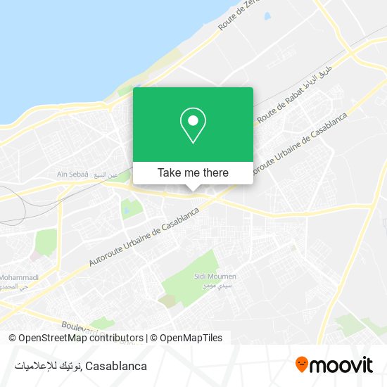 نوتيك للإعلاميات map