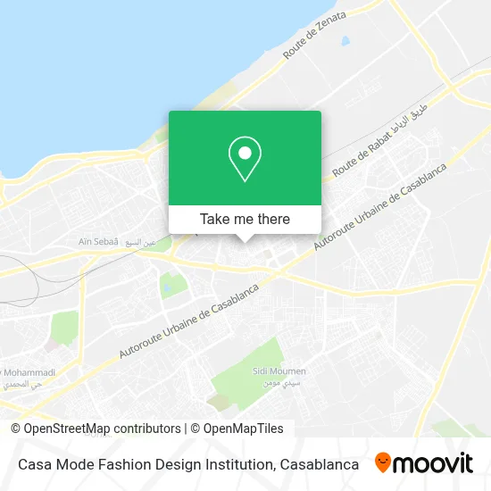 مؤسسة كازا موض لتصميم الأزياء map