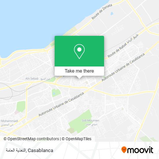 التغذية العامة map