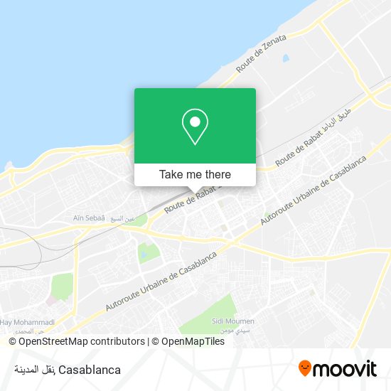 نقل المدينة map