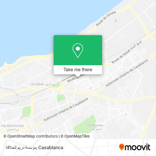 مؤسسة دريم للحلاقة map