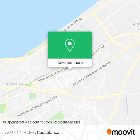 غسيل السيارات القدس map