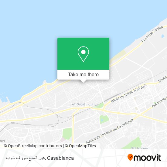 عين السبع سورف شوب map