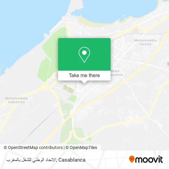 الاتحاد الوطني للشغل بالمغرب map