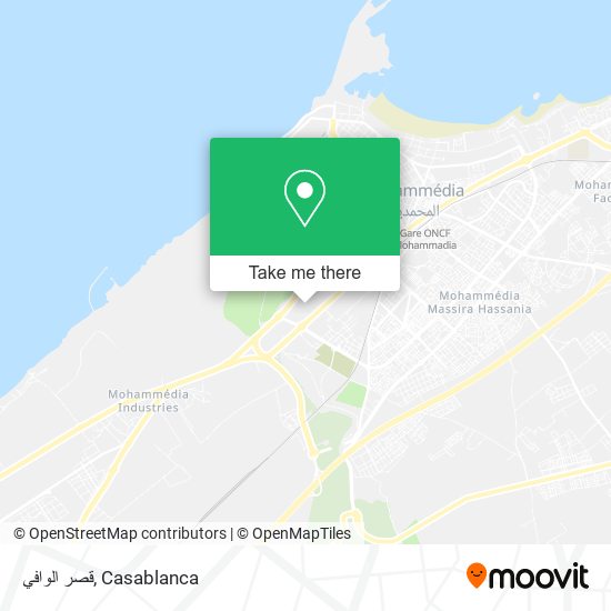 قصر الوافي map