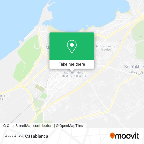 التغذية العامة map