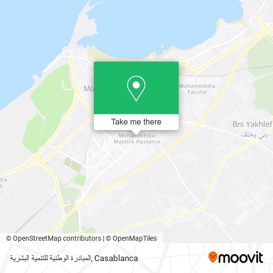 المبادرة الوطنية للتنمية البشرية map